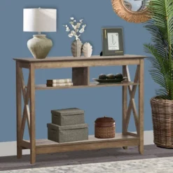Saint Birch Lambert Modern Farmhouse Console Table -Living Space Shop GUEST f67562db 76c1 4bee 8dfd 4415bc4be76c