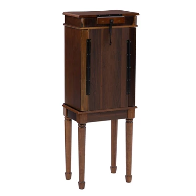Kasey Jewelry Armoire Walnut - Powell Company 6 Kasey Jewelry Armoire Walnut - Powell Company - Image 6