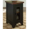 Valebeck Chair Side End Table Black/Brown - Signature Design By Ashley