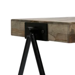 Gurley Handcrafted Modern Industrial Mango Wood Side Table Gray/Black - Christopher Knight Home -Living Space Shop GUEST f92ebf66 e76c 4d93 9ce6 7b3330dd2e3e