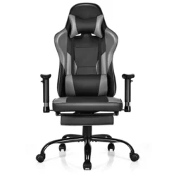 Costway Gaming Chair Racing High Back Office Chair W/ Footrest Black 16 Costway Gaming Chair Racing High Back Office Chair W/ Footrest Black -Living Space Shop GUEST f93cae48 20a7 4453 8f0b 9be38a4bc623