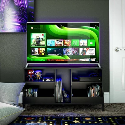 Falcon Youth Gaming TV Stand For TVs Up To 50" With LED Lights - NTENSE 1 Falcon Youth Gaming TV Stand For TVs Up To 50" With LED Lights - NTENSE
