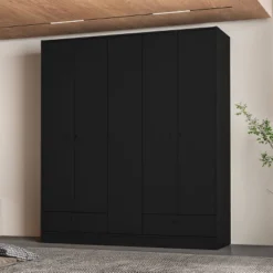Denmark 5 Door 2 Drawer Wardrobe - Polifurniture -Living Space Shop GUEST fb1341b0 cdb7 4592 bb4c 8341bfc93676