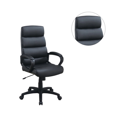 Simple Relax High-Back Adjustable Height Office Chair In Black 2 Simple Relax High-Back Adjustable Height Office Chair In Black - Image 2