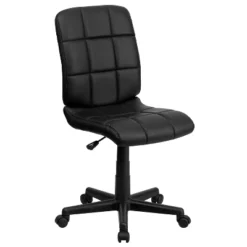 Mid-Back Quilted Vinyl Swivel Task Chair - Riverstone Furniture 16 Mid-Back Quilted Vinyl Swivel Task Chair - Riverstone Furniture -Living Space Shop GUEST fc81997a ea38 4a97 a16e 33673b3b2494
