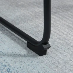 HOMCOM Counter Height Bar Stools Set Of 2, Vintage PU Leather Barstools With Footrest For Dining Room, Home Bar, Kitchen, Black -Living Space Shop GUEST fca6ac4d 8f06 41a1 88cd 7a784ec4617e