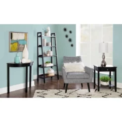 59.84" Calum 5 Shelf Bookshelf Black Cherry - Linon -Living Space Shop GUEST ff94d47a 9bda 4ae4 8183 29e4ae152997